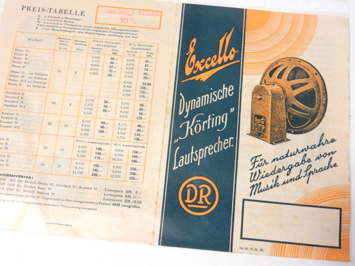 Körting werbeblatt - werbeblatt, a4
