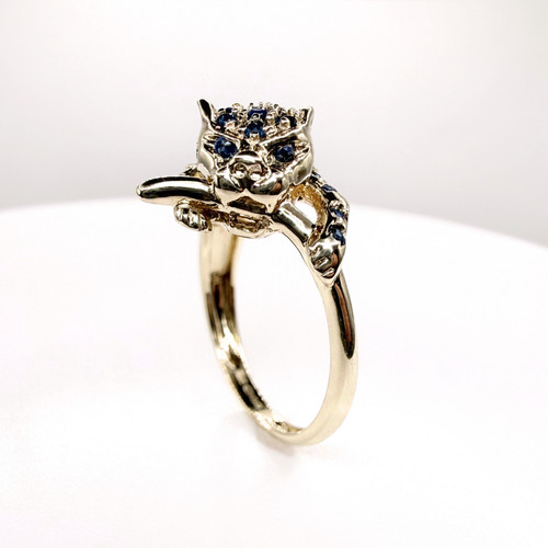 Ring gold 2002 - 9, saphir