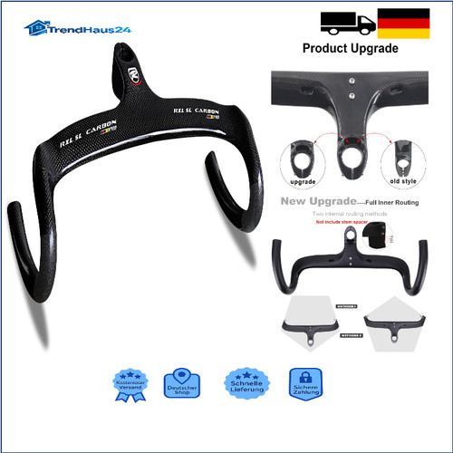 Carbon lenker 400 90mm rennrad - carbon,