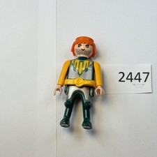 Playmobil Löwenritter Gelb Silber Figur Ritter Knappe Krieger Kämpfer P-2447