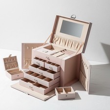 Großes Schmuckkästchen rosa