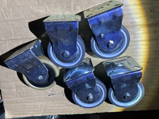 5 Stück Bockrolle 75x25mm Rad / Max 50kg (inkl. 1 Stück ältere Version) H2A4KK8