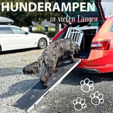 Einstiegshilfe Hunderampe Alu Hundetreppe Klappbar 38cm breit Aluminium 5 Längen