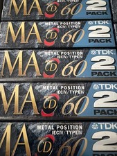 5x 2Pack TDK MA 60 TYPE IV