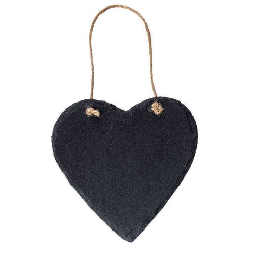 Schiefer herz hänger 10cm - schiefer-herz,