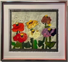 Klaus Fußmann - "Zinnien" -