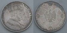Deutschland / Preußen 1 Thaler - Krönungsthaler 1861 Wilhelm I. KM# 488 ss-vzgl.