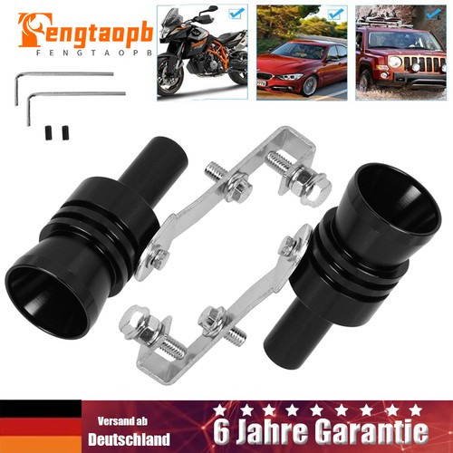 Auto turbo sound endrohr - 2x,
