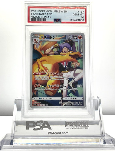 Psa charizard 187 - 10, fa