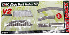 Kato 20-861-1 Spur N Variations-Set V2 Eingleisige Brücke Viadukt Set Gleise OVP