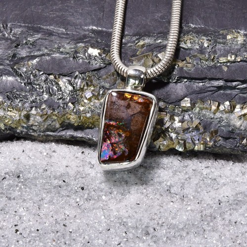 Boulder opal anhänger 925er - anhänger,,
