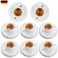 8X E27 Sockel Wandfassung