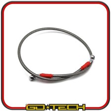 BREMSSCHLAUCH FLIED LUFTFAHRT MOTORRAD SCOOTER RACING UNIVERSAL 70cm GRAU