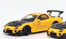 MAZDA RX7 (FD3S) - black wheels  - yellow / carbon - BSC 1:64
