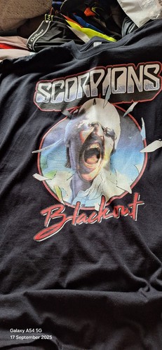 Reprinted scorpions shirt - reprinted,