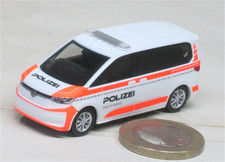 Herpa    098496   Volkswagen (VW) Multivan "Polizei Schweiz