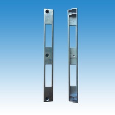 Schließblech für ältere Meeth Haustüren 196x19 x11 mm  ALU-Druckguss Ersatzteil