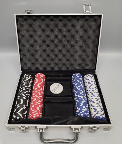 Pokerchips aluminiumkoffer - -,
