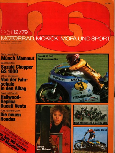 Zeitschrift motorrad 12 - mo,