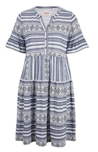 Damen shirt kleid weiß und - shirt,