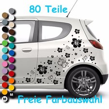 Aufkleber Blumen Schmetterling