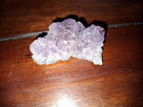 Amethyst mineral cluster - amethyst,