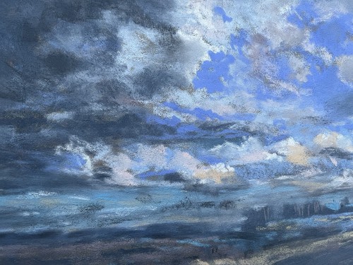 Landschaft meer wolken - wolken,