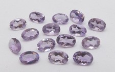 Amethyst natürlich abgebaut  0,39 ct Oval 6mm x 4mm  Edelstein