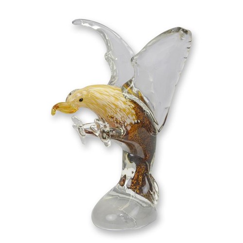 Glasfigur fliegender adler - adler, im