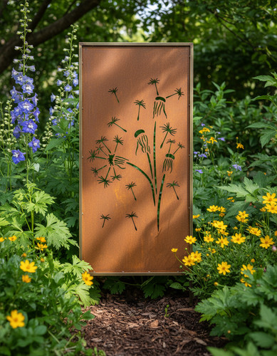 Edelrost sichtschutz garten - edelrost,