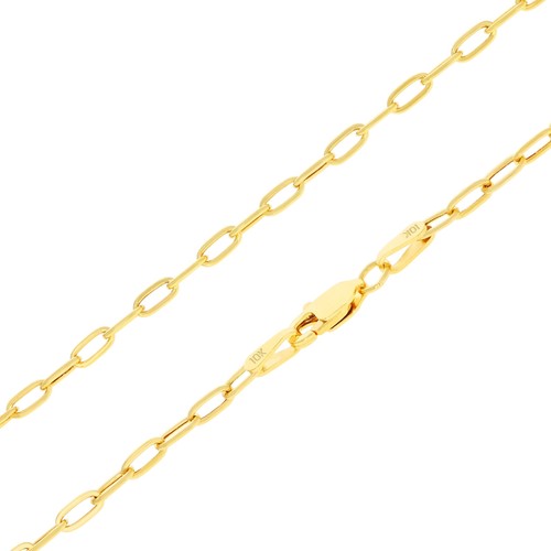 10k gelbgold 2mm - 10k, paperclip