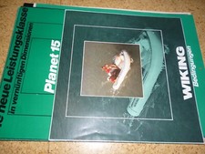 Wiking Planet 15  4 Seiten Rennboot Motorboot deutsch