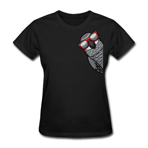 Graupapagei shirt damen - t-shirt,