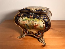 Cacao Riquet & Co. gegr. 1745 Leipzig-Gautzsch, Blechdose um 1900  TOP Zustand