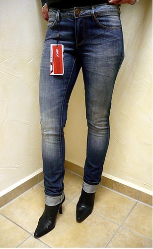 Only jeans hose coral skinny - only,