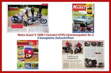 Moto Guzzi V 1000 I-Convert 61PS Literaturpaket Nr.2 - 2 komplette Zeitschriften