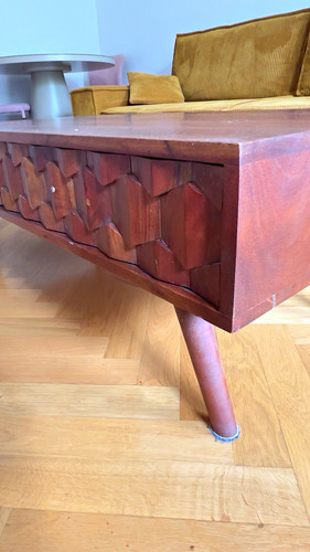 Rechteckiger couchtisch holz - rechteckiger,