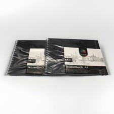 2x A4 Querformat Skizzenbuch
