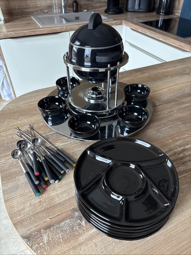 Fondue set topf mit - fondue-set:,