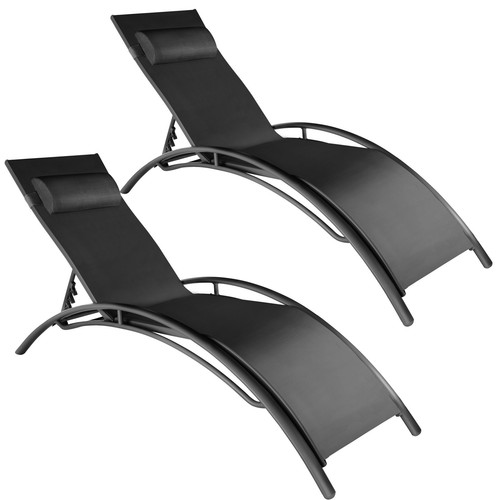 Gartenliegen aus aluminium - gartenliegen,