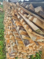 Brennholz, Fichte, Meterware, Scheitholz, Feuerholz, Kaminholz