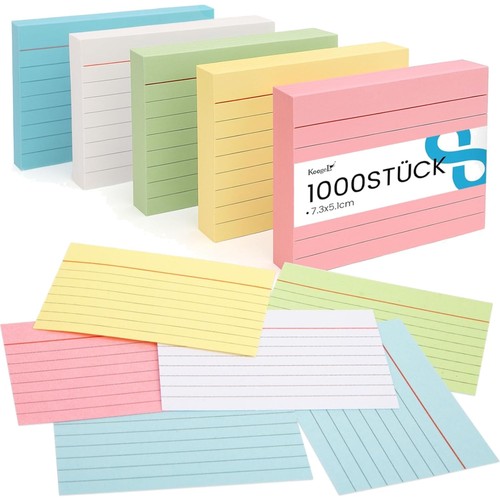 Praktisches karteikarten set - praktisches, karteikarten-set