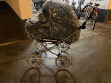 Hesba Kinderwagen.Mit Fusssack ,Abdeckschutz, Ersatzreifen . Selbstabholer. 
