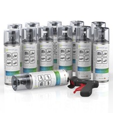 12x Lackspray schwarz glänzend AUPROPAINT GLOSS Auto Lack 400ml + PG