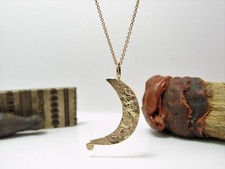 Mondkette. Goldkette. 14 Karat