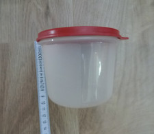 Tupperware 1x Eidgenosse mit Deckel beere - rot rund Dose Behälter 650 ml Tupper
