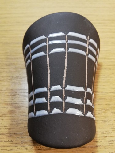 Wandvase schwarz weiß - wandvase,schwarz-weiß,, ca.