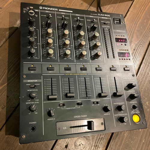 Pioneer djm 500 kanal dj - pioneer, djm-500