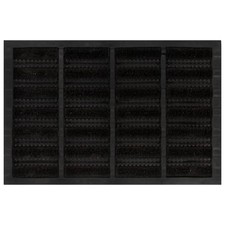 Fußmatte Rechteckig 40x60 Cm Gummi Und Kokosfaser Abtreter Fuß Schuh