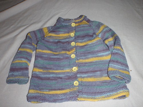 Handgestrickte kinderjacke - handgestrickte,